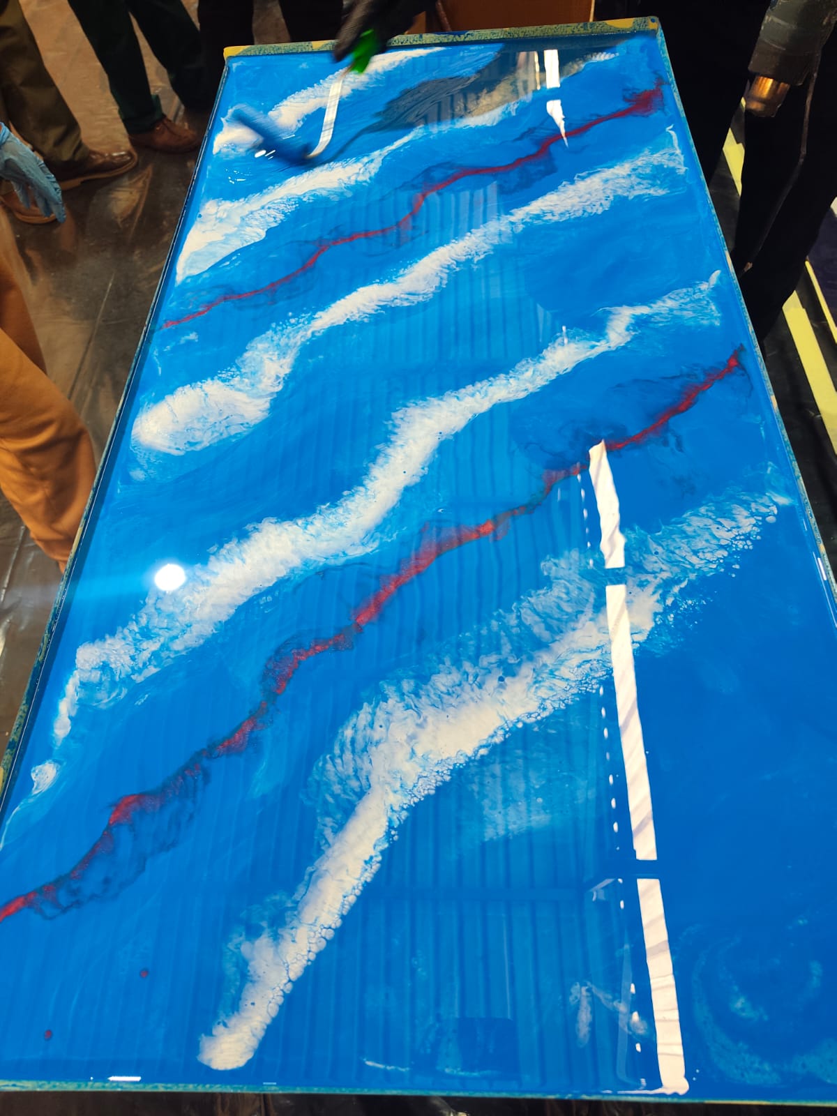 Blue & White Surface Detail