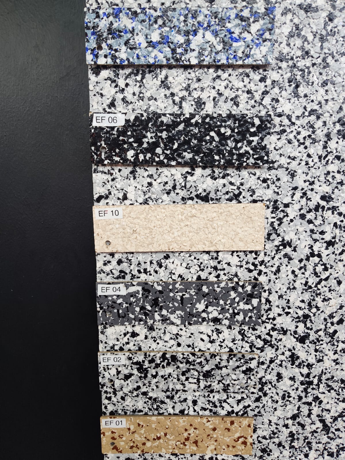 Flake Epoxy Samples
